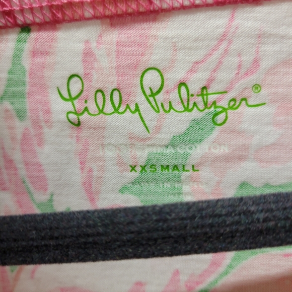 NWT LILLY PULITZER pink colony flamingo dress 100% Pima Cotton. soft! - Picture 6 of 12